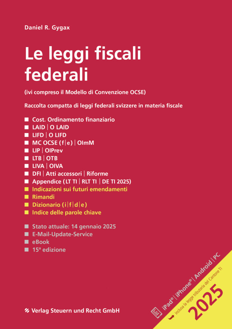 Le leggi fiscali federali 2025