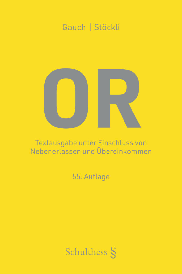 Schweizerisches Obligationenrecht OR